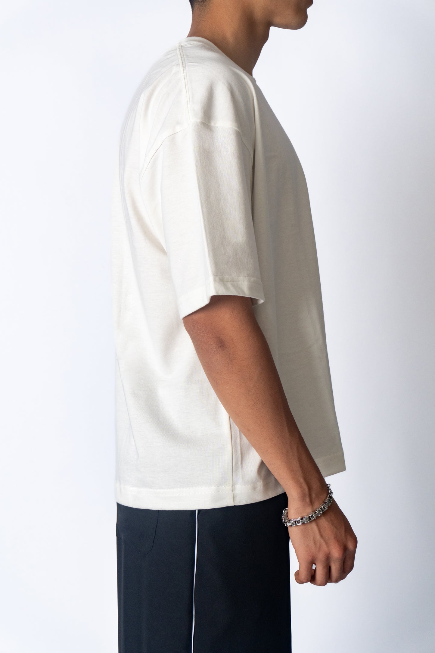 POLO BOXY FIT PERLA